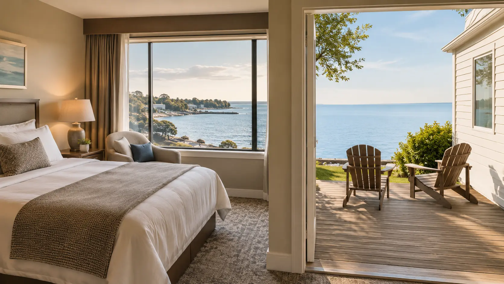 Hotels in Madison, Ohio vs Lakefront Cottages 